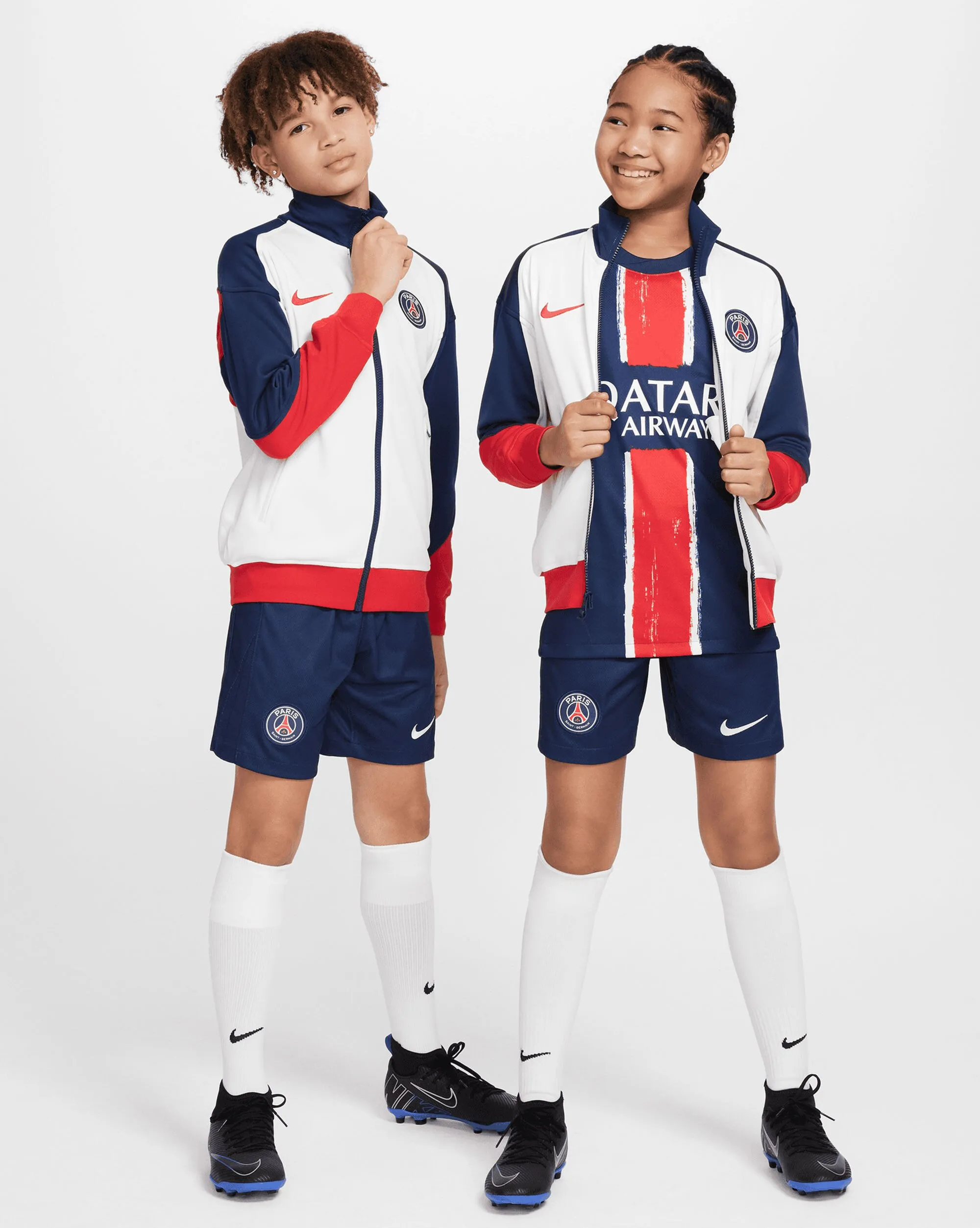 Nike Pantaloncini Paris Saint-Germain 2024/25 Stadium Blu Bambino